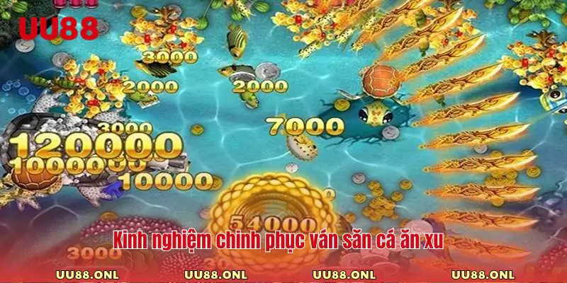 Kinh nghiệm chinh phục ván săn cá ăn xu